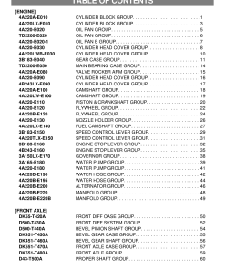 Kioti DK451 Parts manual catalog PDF Download