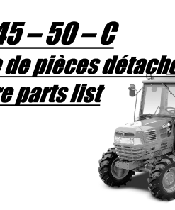 Kioti DK45_DK50 Parts manual catalog PDF Download