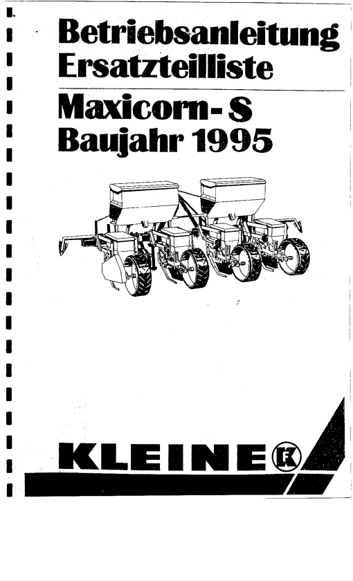 Kleine Franz Maxicorn_S Parts manual catalog PDF Download