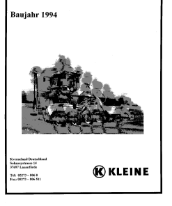 Kleine Franz Multicorn Parts manual catalog PDF Download