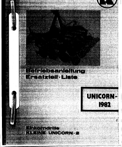 Kleine Franz Unicorn_SD Parts manual catalog PDF Download