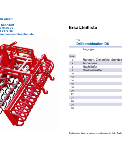 Knoche DK Combinator Parts manual catalog PDF Download