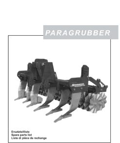 Kongskilde Paragrubber Cultivation Parts manual catalog PDF Download