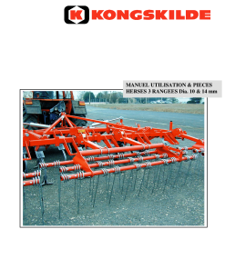 Kongskilde TM_harrow Cultivation Parts manual catalog PDF Download