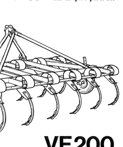 Kongskilde VF_200 Cultivation Parts manual catalog PDF Download