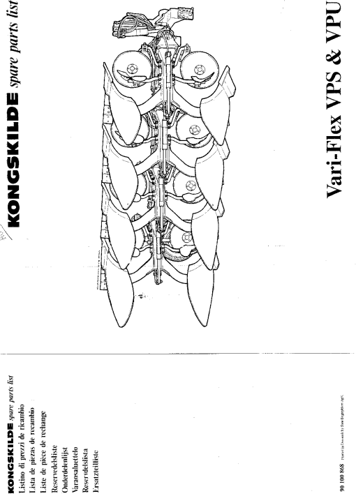Kongskilde Vari_flex_VPS_VPU Parts manual catalog PDF Download