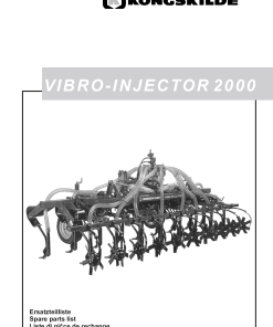Kongskilde Vibro_Injector_2000 Parts manual catalog PDF Download