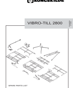 Kongskilde Vibro_Till_2800 Cultivation Parts manual catalog PDF Download
