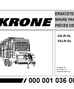 Krone 4XL-R-GL_XXL-R-GL Forage Wagon Parts manual catalog PDF Download