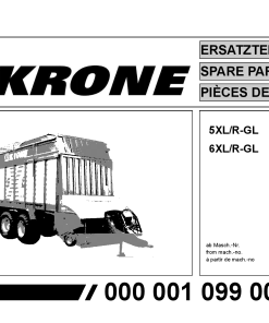 Krone 5XL-R-GL_6XL-R-GL Forage Wagon Parts manual catalog PDF Download
