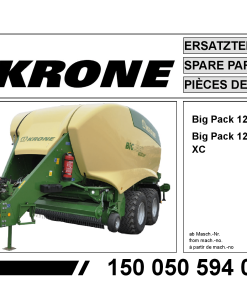 Krone Big_Pack_1290_HDP Large square baler Parts manual catalog PDF Download