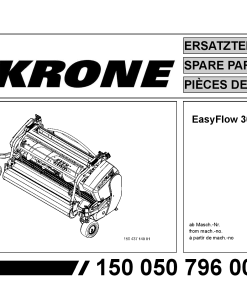 Krone EasyFlow_300_S Forage Harvester Parts manual catalog PDF Download