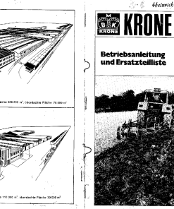 Krone Fidux_120_140_1977 Ploughs Parts manual catalog PDF Download