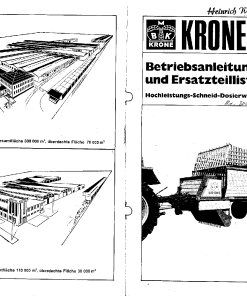 Krone HSD_3001 Forage Wagon Parts manual catalog PDF Download