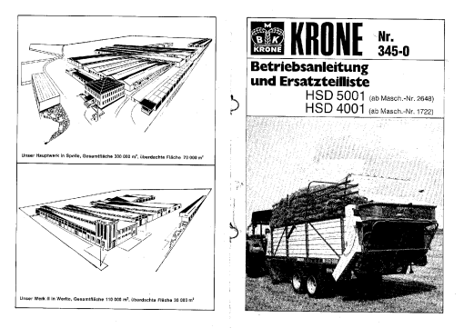 Krone HSD_4001_5001 Forage Wagon Parts manual catalog PDF Download