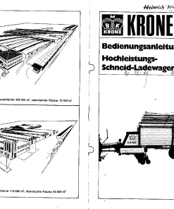 Krone HSL_2400 Forage Wagon Parts manual catalog PDF Download