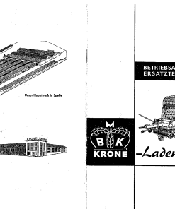 Krone Lademeister_65 Forage Wagon Parts manual catalog PDF Download