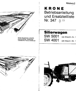 Krone SW_4001_5001 Forage Wagon Parts manual catalog PDF Download