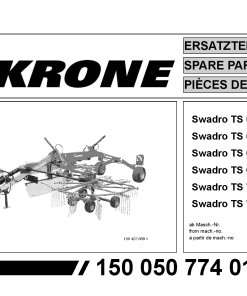 Krone Swadro_TS_620_680_740 Rotary Rake Parts manual catalog PDF Download