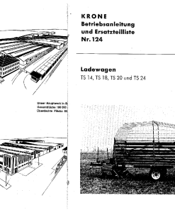 Krone TS_14_18_20_24 Forage Wagon Parts manual catalog PDF Download