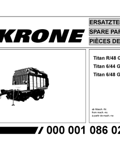 Krone Titan_6-44_6-48_R-48_GD Forage Wagon Parts manual catalog PDF Download