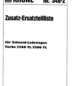 Krone Turbo_2500_3200_TL Forage Wagon Parts manual catalog PDF Download