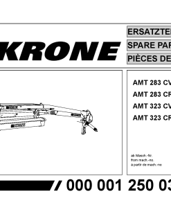 KroneAT_283_323_CV_CR Disc Mower Parts manual catalog PDF Download