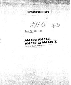 KroneA_200_240_1983 Disc Mower Parts manual catalog PDF Download