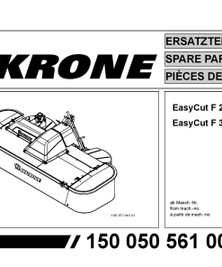 KroneEyC_280_320_2 Disc Mower Parts manual catalog PDF Download