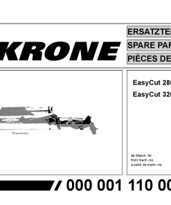 KroneEyC_280_320_CV-Q Disc Mower Parts manual catalog PDF Download