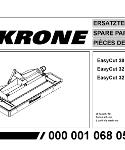 KroneEyC_28_32_CV_ Disc Mower Parts manual catalog PDF Download