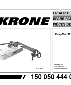 KroneEyC_3200 Disc Mower Parts manual catalog PDF Download
