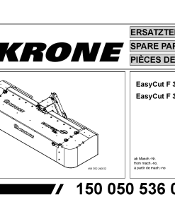 KroneEyC_320_360_ Disc Mower Parts manual catalog PDF Download