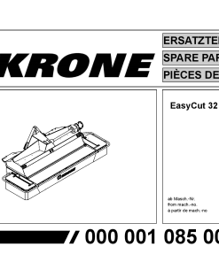 KroneEyC_32_CRI_2 Disc Mower Parts manual catalog PDF Download