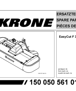 KroneEyC_360 Disc Mower Parts manual catalog PDF Download