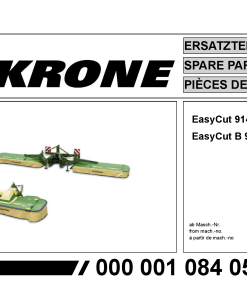 KroneEyC_9140_B970 Disc Mower Parts manual catalog PDF Download