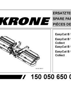 KroneEyC_B1000_CV_CR Disc Mower Parts manual catalog PDF Download
