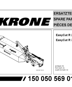 KroneEyC_R280_R320_2 Disc Mower Parts manual catalog PDF Download