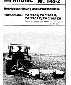 KroneTA2-165_H_Z_ZH_1982 Disc Mower Parts manual catalog PDF Download