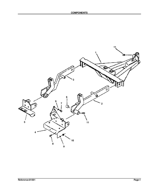 Kubota F9396 Sub_frames Parts manual catalog PDF Download