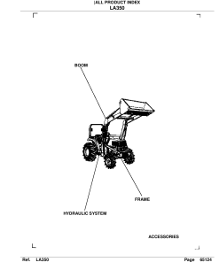 Kubota LA350 Loaders_and_buckets Parts manual catalog PDF Download