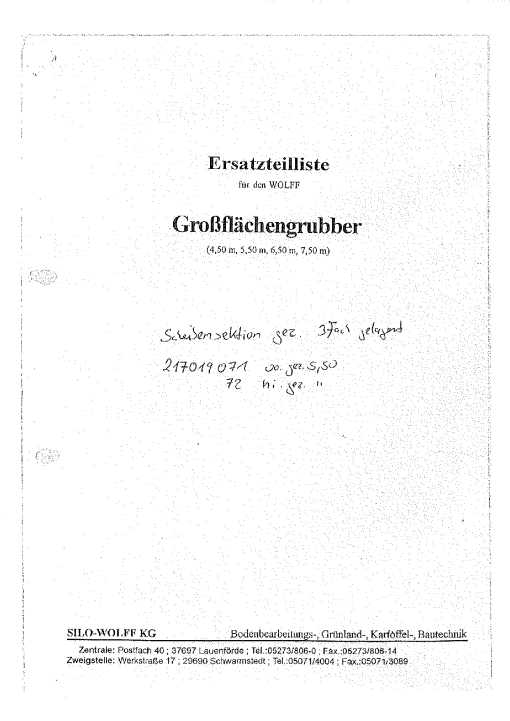 Kverneland GFG_450 Parts manual catalog PDF Download