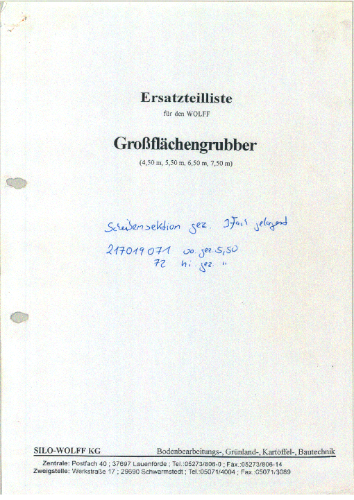 Kverneland GFG_Farbig Parts manual catalog PDF Download