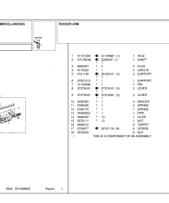 Landini 30 5830 Accessories Parts manual catalog PDF Download
