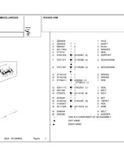Landini 30 6830 Accessories Parts manual catalog PDF Download