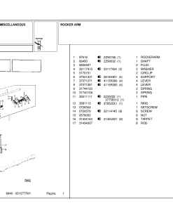 Landini 40 6840 Accessories Parts manual catalog PDF Download