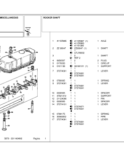 Landini 70 5870 Parts manual catalog PDF Download