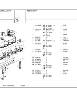 Landini 70 6070 Accessories Parts manual catalog PDF Download