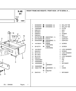 Landini Advantage_55L Parts manual catalog PDF Download