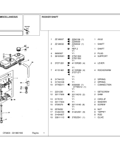 Landini Cingolati Meccanic CF6830 Accessories Parts manual catalog PDF Download